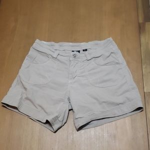 Kuhl womens light grey/khaki shorts size 8